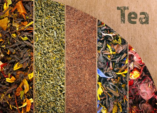 Colorful Assortment of Loose Leaf Tea
